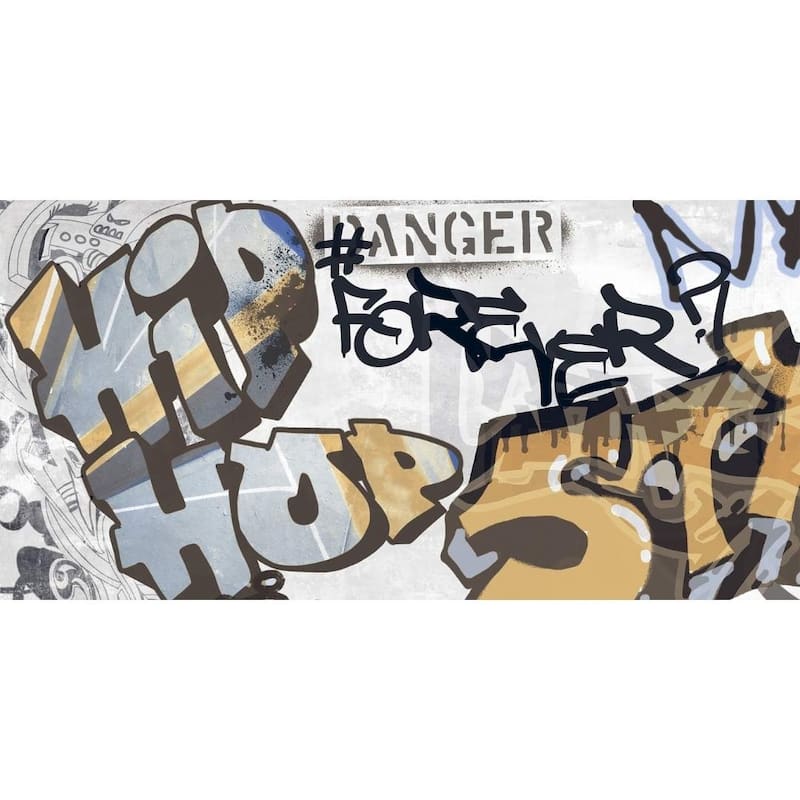 Monroe 24x48 White Matte Graffiti Porcelain Tile - Floor & Wall - Large Format