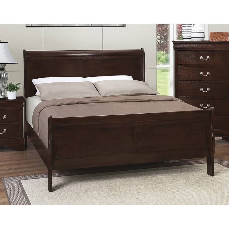 Graffenstaden Sleigh Bed - Cappuccino - Full