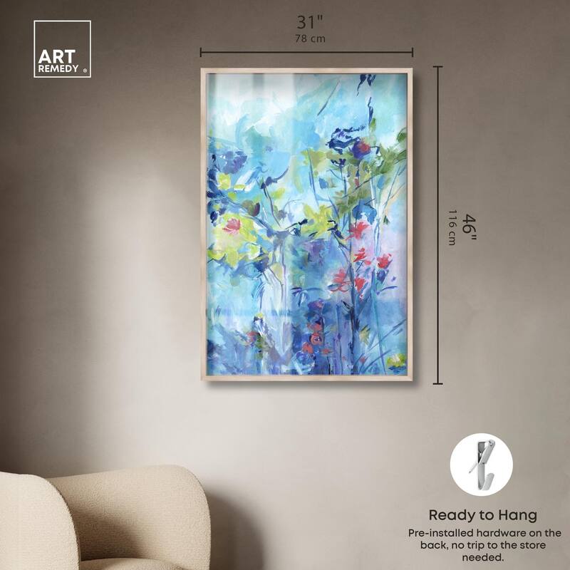 Heavenly Blue II Shadowbox by Art Remedy