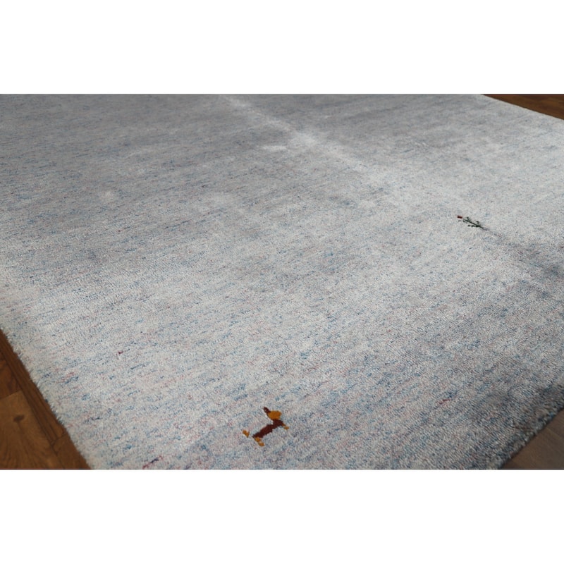 Hand Knotted Oriental 100% Wool Carpet Tribal Animal Pictorial Multi-Colored Gabbeh Area Rug - 7' 4'' X 5' 5''