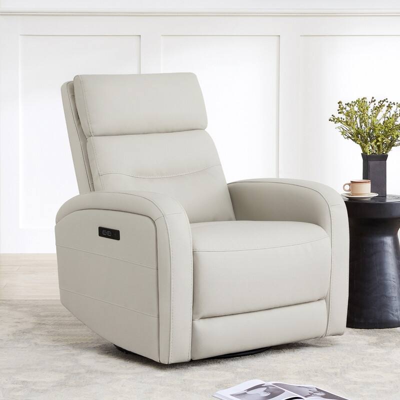 Spruce & Spring Cheryl Power Glider Swivel Rocker Recliner Chair Nursery Recliner