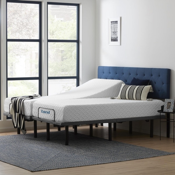 Lucid Comfort Collection 10 inch Gel Memory Foam Mattress and