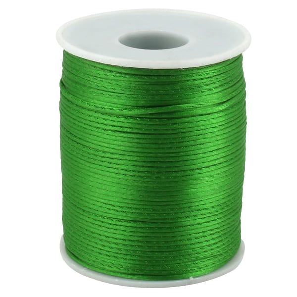 Festival Nylon DIY Craft Braided Chinese Knot Cord Thread String Green 109 Yards
