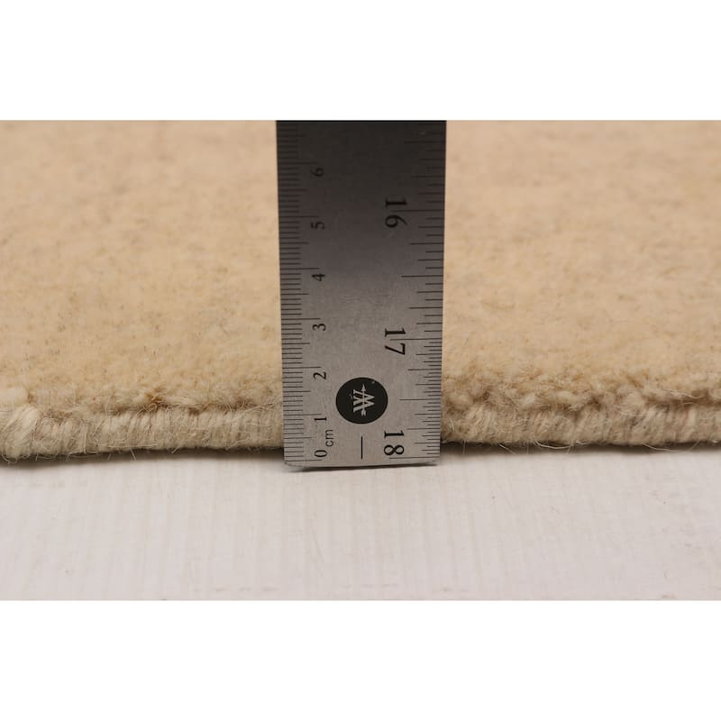 Kashkuli Gabbeh Cream Rug 8'1" x 11'1" - 8'1 x 11'1