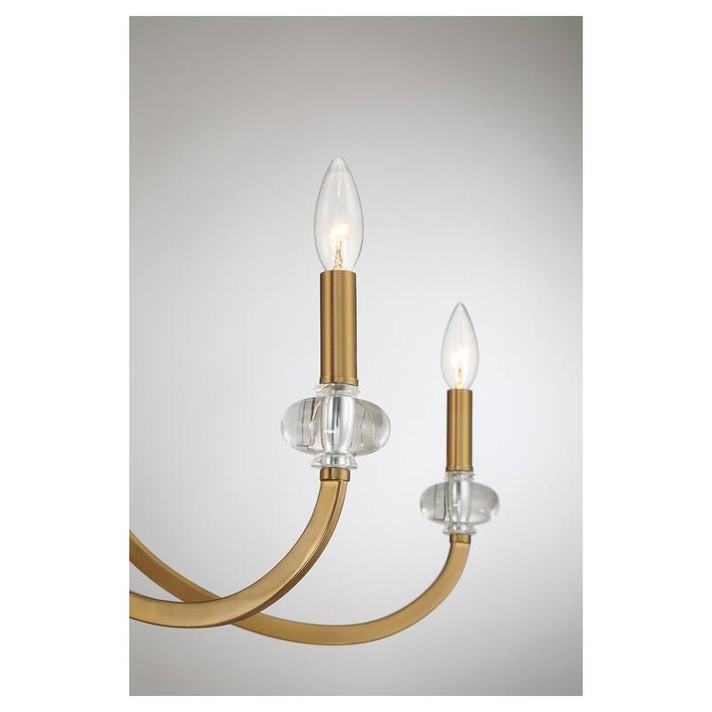 Savoy House 1-5803-12 Bergdorf 12 Light 50" Wide Taper Candle Style