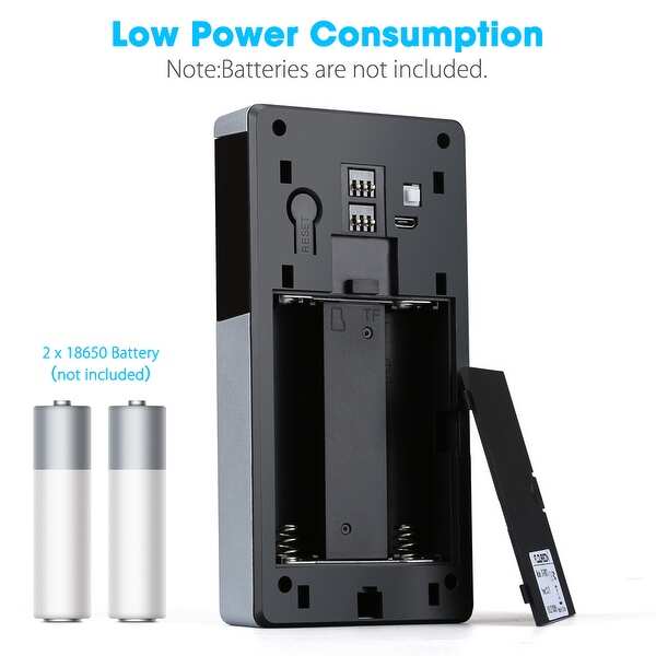 FLOUREON XF-IP007C Home Smart WIFI Video Doorbell 2-Way Audio IR Night Vision