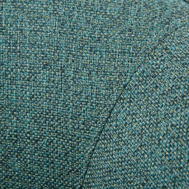 Swivel Barrel Chair With Rivet Detailing and Rotation