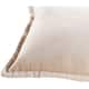 Vianne Solid Cotton Velvet 30-inch Lumbar Throw Pillow