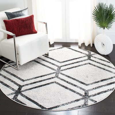 SAFAVIEH Adirondack Miljka Geometric Distressed Rug