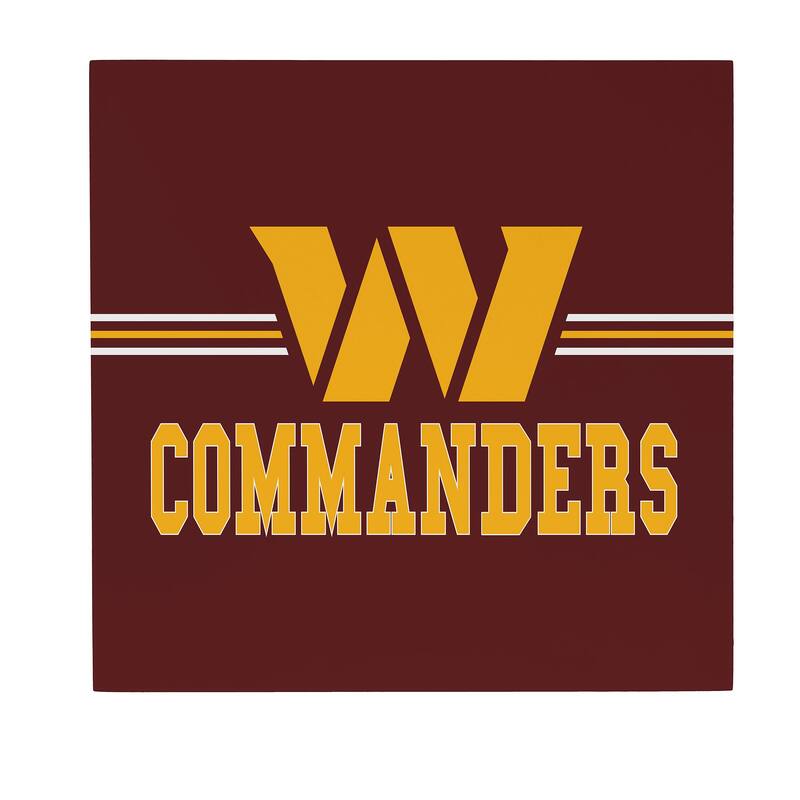 Washington Commanders Wooden Door Decor Wall Sign - Multi-Color
