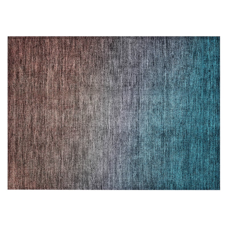 Machine Washable Indoor/ Outdoor Chantille Modern Ombre Rug
