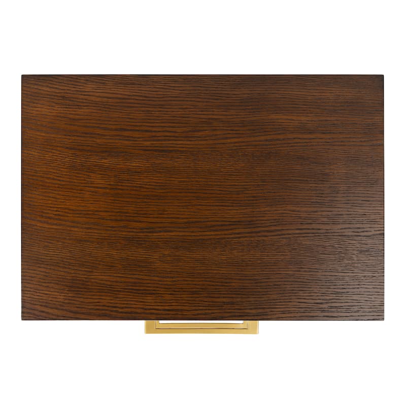 SAFAVIEH Georgiann Oak Brown Nightstand