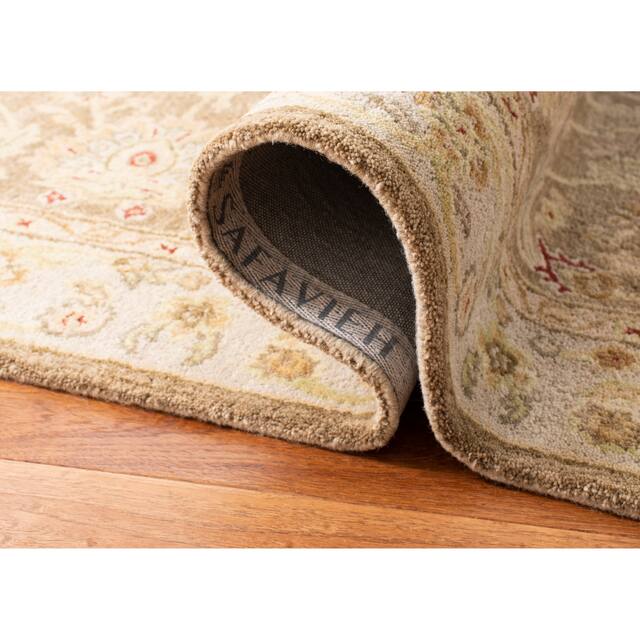 SAFAVIEH Anatolia Angeline Traditional Oriental Hand-spun Wool Rug