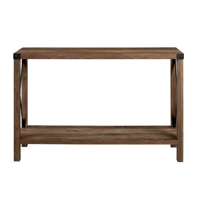 Middlebrook Kujawa 46-inch Wide X-frame Farmhouse Entry Table