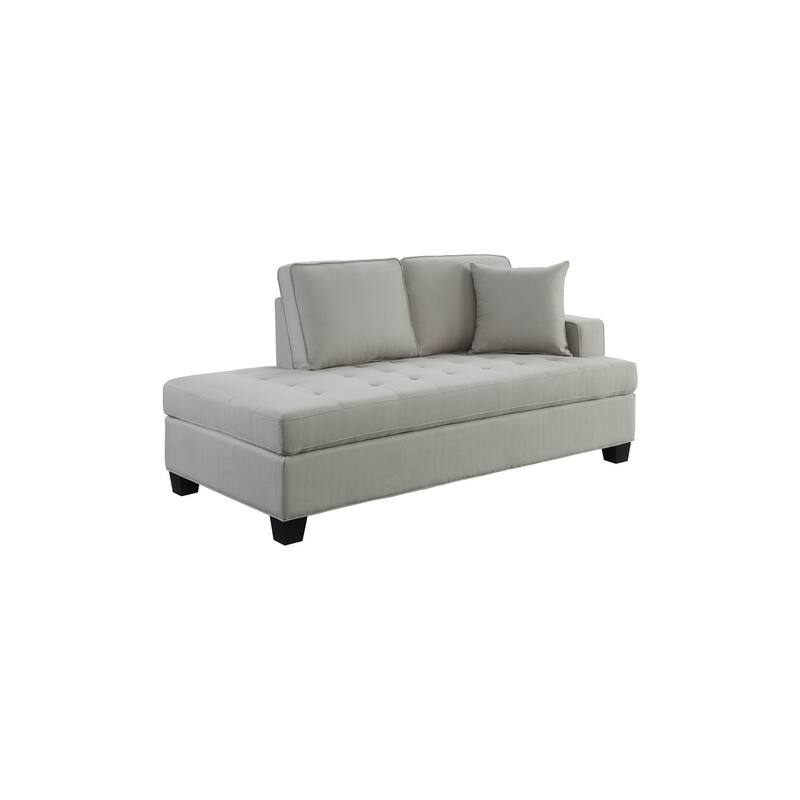 Jobyna Khaki Textured Fabric Living Room Set