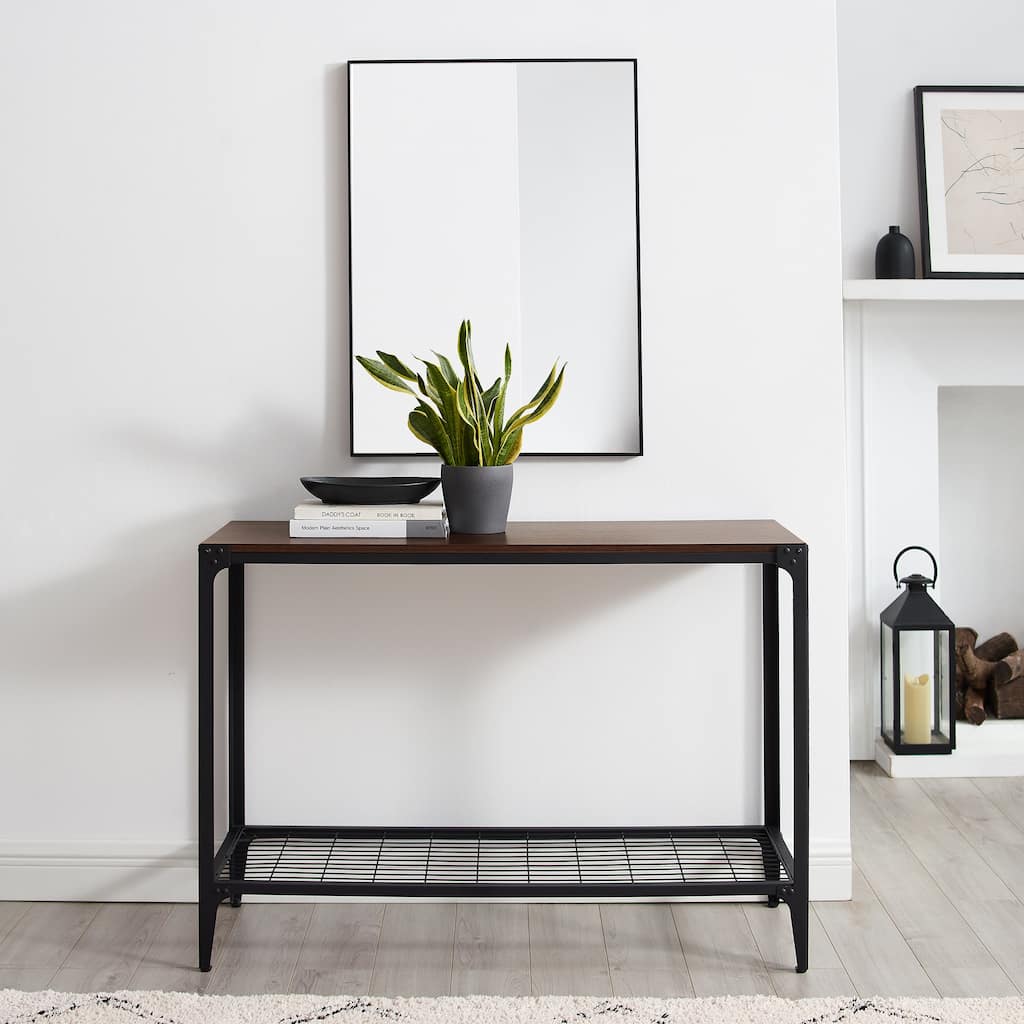 Walker Edison Witten 44-inch Angle Iron Entry Table