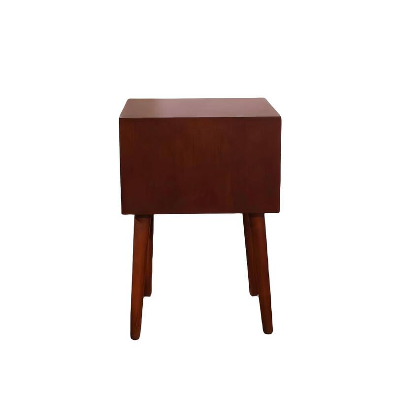 Nightstand with 2-Drawers, Small Side End Table with Storage