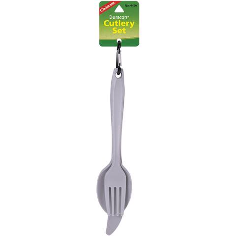 Coghlan's Duracon 3-Piece Cutlery Set - Gray