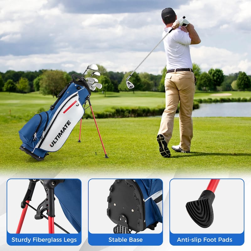 Men's Complete Golf Clubs Package Set 10 Pieces Includes Alloy Driver - See Details