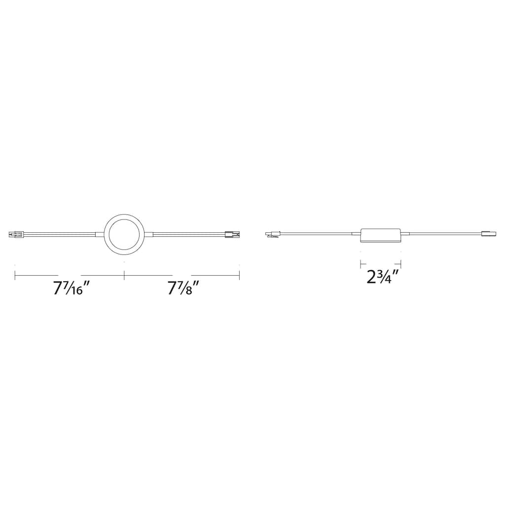WAC Lighting HR-AC72-CS Line Voltage Puck Light 4" Wide Selectable