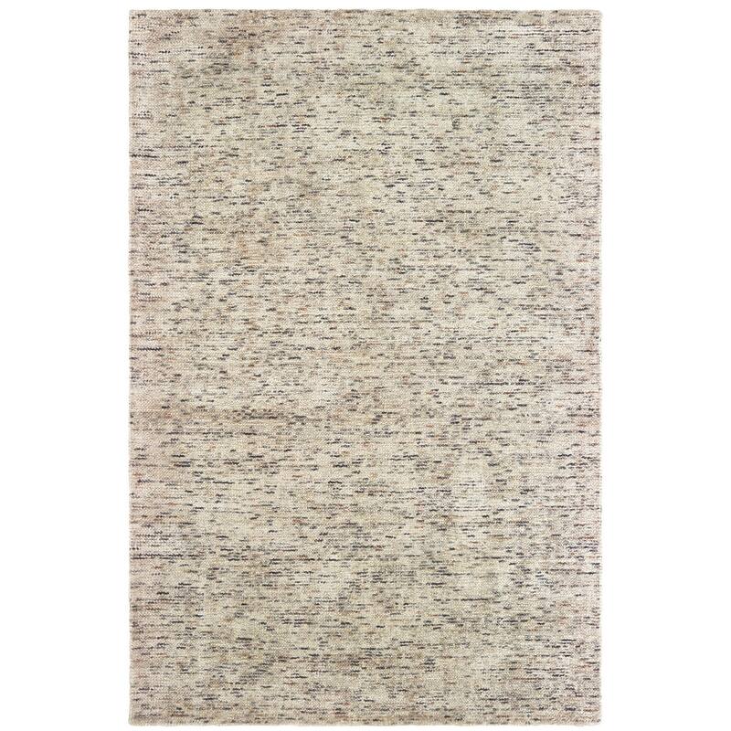 HomeRoots Solid Color Modern Rectangle Area Rug