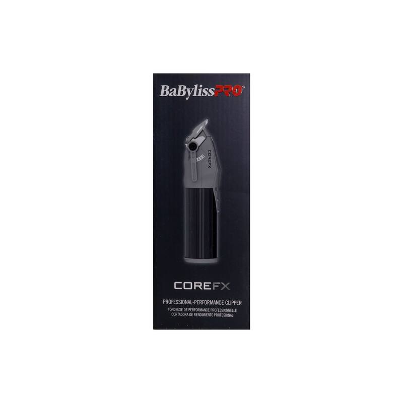 BabylissPRO COREFX Professional Performance Hair Clipper - FX86 + BaByliss Pro Fade Brush - Gray