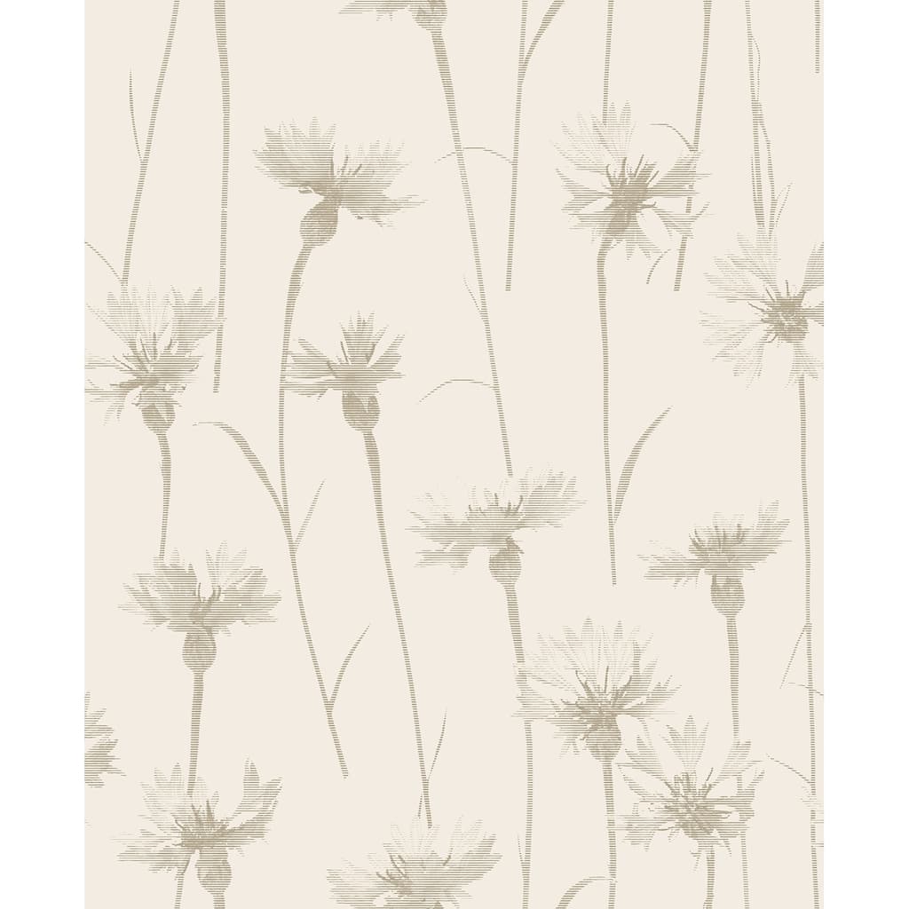 Fine Decor Dalia Beige Cornflower Wallpaper