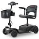 preview thumbnail 1 of 6, M1 LITEX-A Powered Lightweight Manual Folding Mobility Scooter for Adults and Seniors. Black