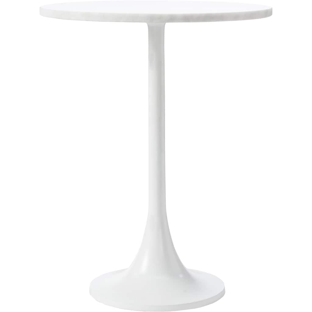 Renwil Alina Indoor Aluminum Table, White