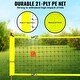 preview thumbnail 3 of 5, Outdoor Portable Volleyball Net System for Backyard, Beach, Lawn - Steel pole 1.25 inches 32*3 feet