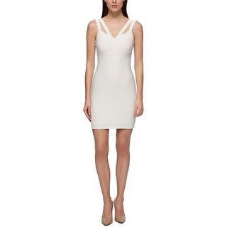 Guess white bandage dress clearance