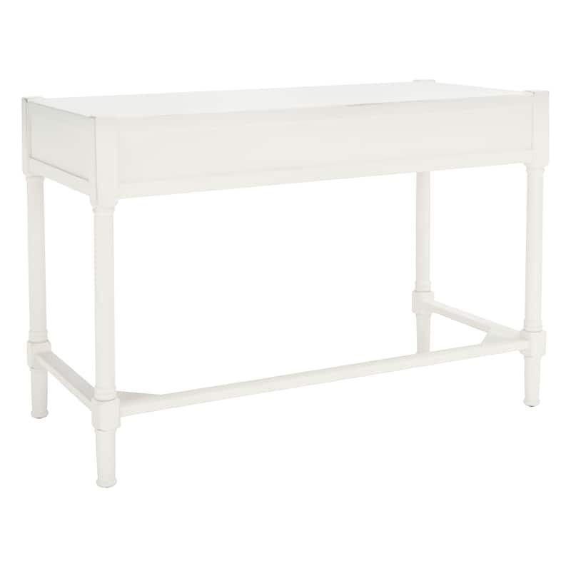 SAFAVIEH Zennure White Washed Grey Writing Desk