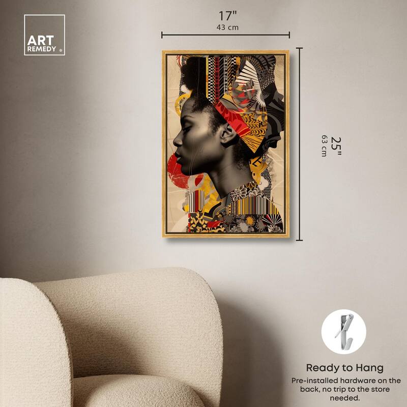 Cultural Collage Canvas by Art Remedy