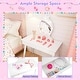 preview thumbnail 18 of 28, Costway Kids Vanity Set Princess Vanity Table & Chair Set with Lighted - See Details