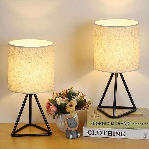 Set of 2 Cute Modern Bedside Nightstand Lamps for Living Room Bedroom On Sale Bed Bath Beyond 38006398