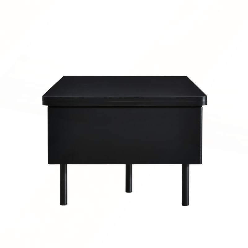 Modern Lift-Top Coffee Table with 2 Drawers