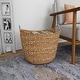 preview thumbnail 51 of 81, Handmade Dried Plant Wicker Contemporary Storage Basket