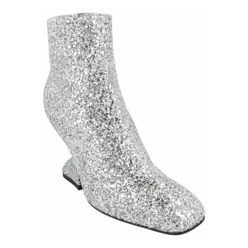 Ferragamo Sal 85 Glitter Ankle Booties
