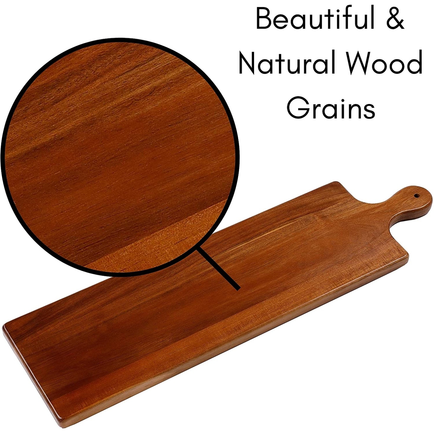 Auldhome Design-7x4 Mini Wood Charcuterie Boards 3pk, Personal-Sized  Acacia Wooden Trays
