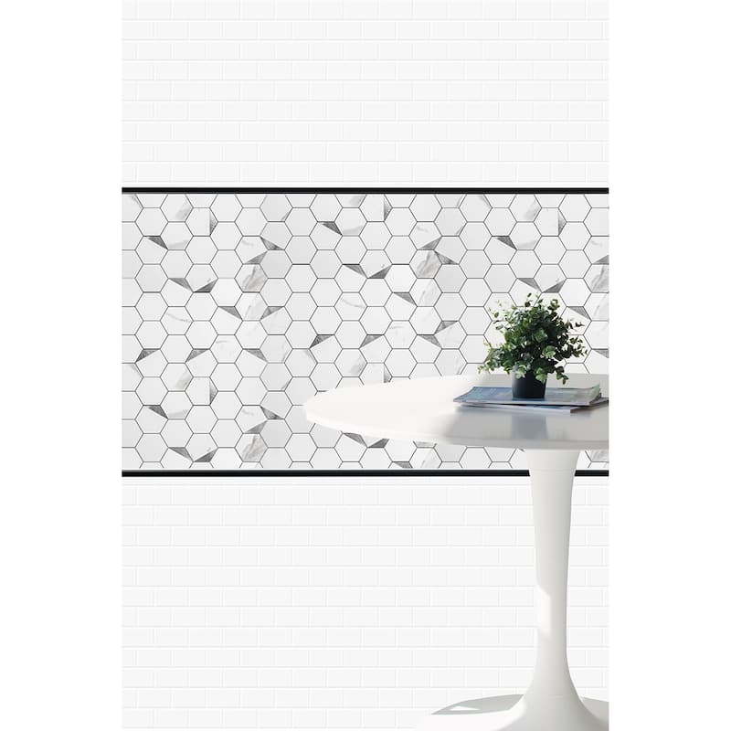Art3d 10 Ft Peel and Stick Trim for Backsplash Tile Edge, Self-Adhesive Liner for Corner Decor in Stainless Steel
