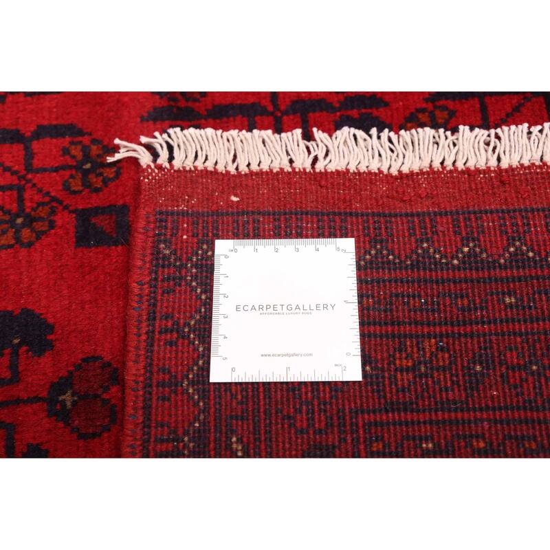 ECARPETGALLERY Hand-knotted Finest Khal Mohammadi Red Wool Rug - 6'8 x 9'8