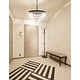 preview thumbnail 20 of 48, Gaines Crystal LED Chandelier, Polished Nickel/Clear by JONATHAN Y