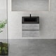 preview thumbnail 24 of 75, GDFStudio - Carter Floating Bathroom Vanity with Quartz Sand Countertop & Soft-Close Drawers