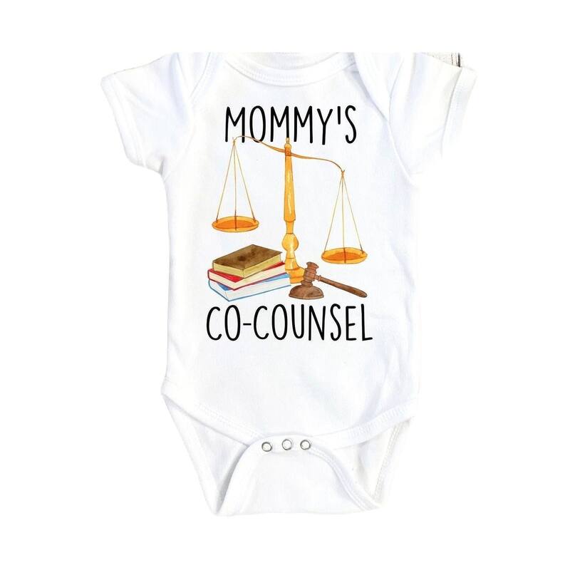 Lawyer Mommy - Baby Boy Girl Clothes Infant Bodysuit Funny Cute Newborn - Pink - 0-3M