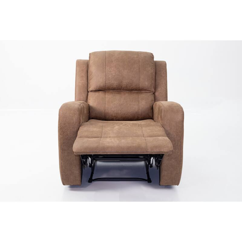Luxurious Single Recliner with Horizontal and Vertical Tufting for Unmatched Comfort and Style