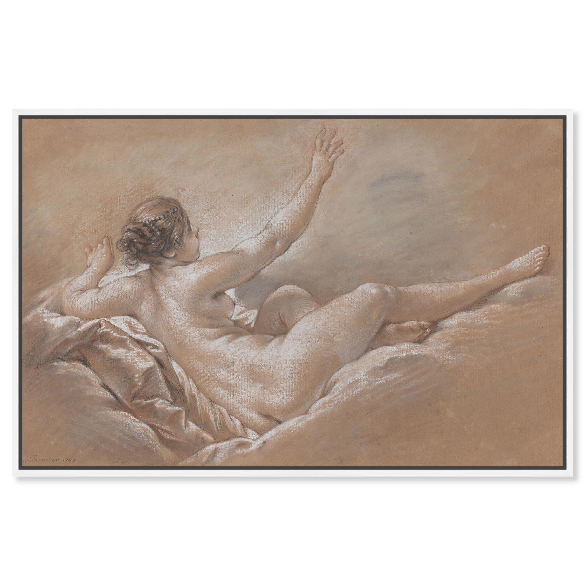 The Golden Shower 1757 Canvas Vintage Art by Art Remedy