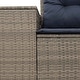 preview thumbnail 7 of 152, vidaXL Patio Sofa with Cushions Outdoor Seating Sectional Sofa Poly Rattan