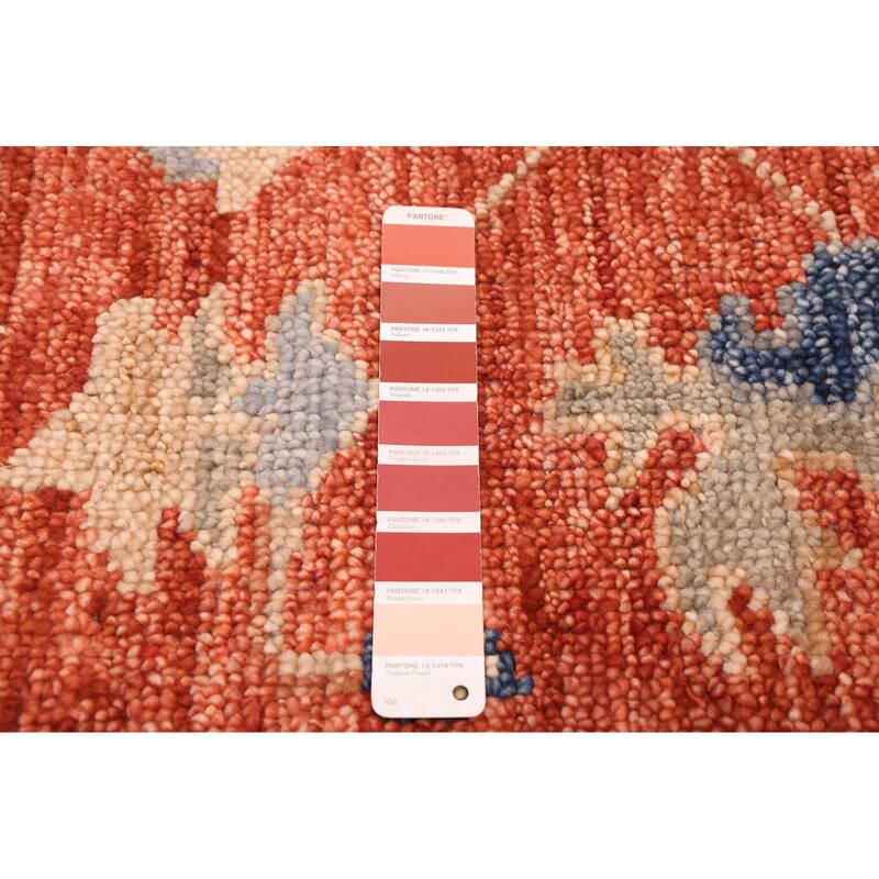 ECARPETGALLERY Hand-knotted Jules Serapi Dark Copper Wool Rug - 8'11 x 11'8