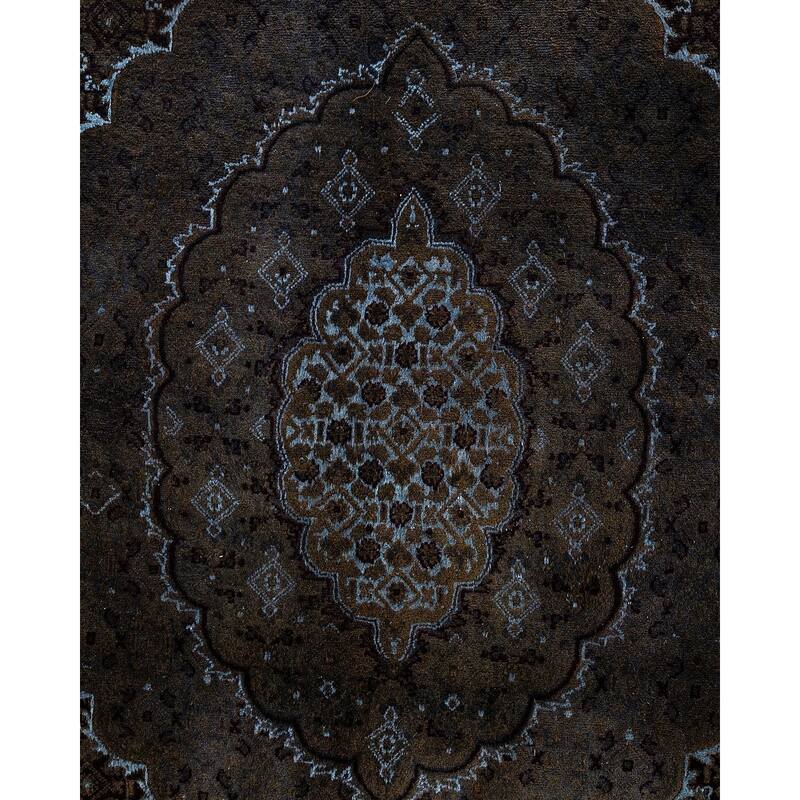 Fine Vibrance One-of-a-Kind Hand-Knotted Area Rug - Brown, 6' 5" x 10' 0" - 6' 5" x 10' 0"