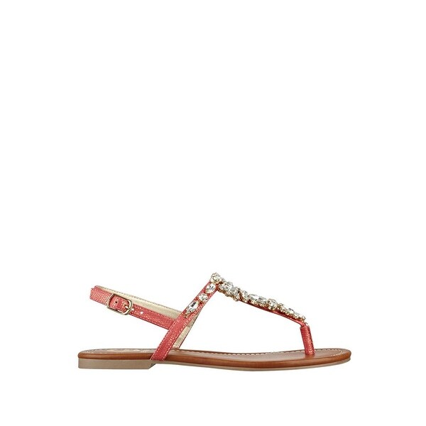 G by Guess Womens Leesure Open Toe Casual T-Strap Sandals